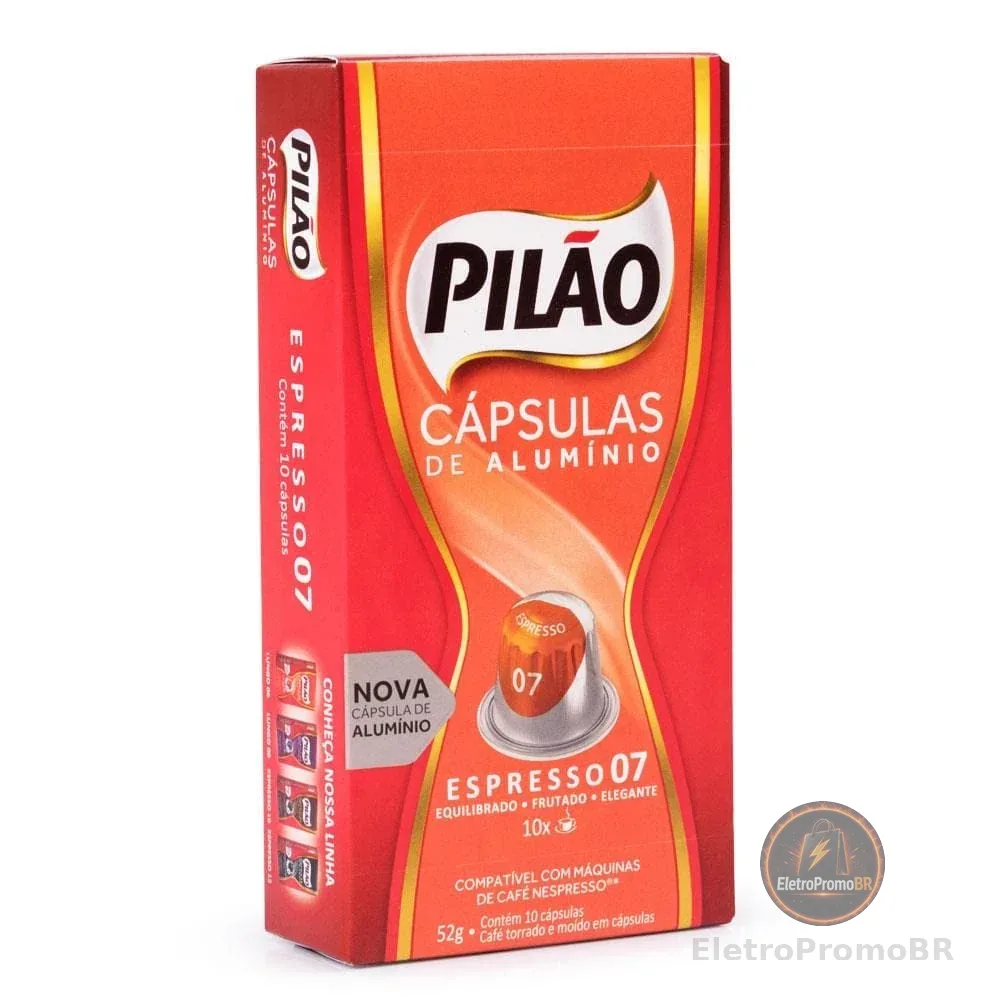 Café Pilão Cápsula Tradicional - 10 unidades - 52 gramas