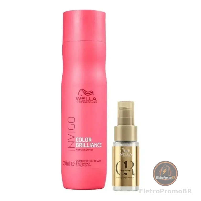 Kit Wella Pro Inv Brilliance Sh 250 + Oil 30
