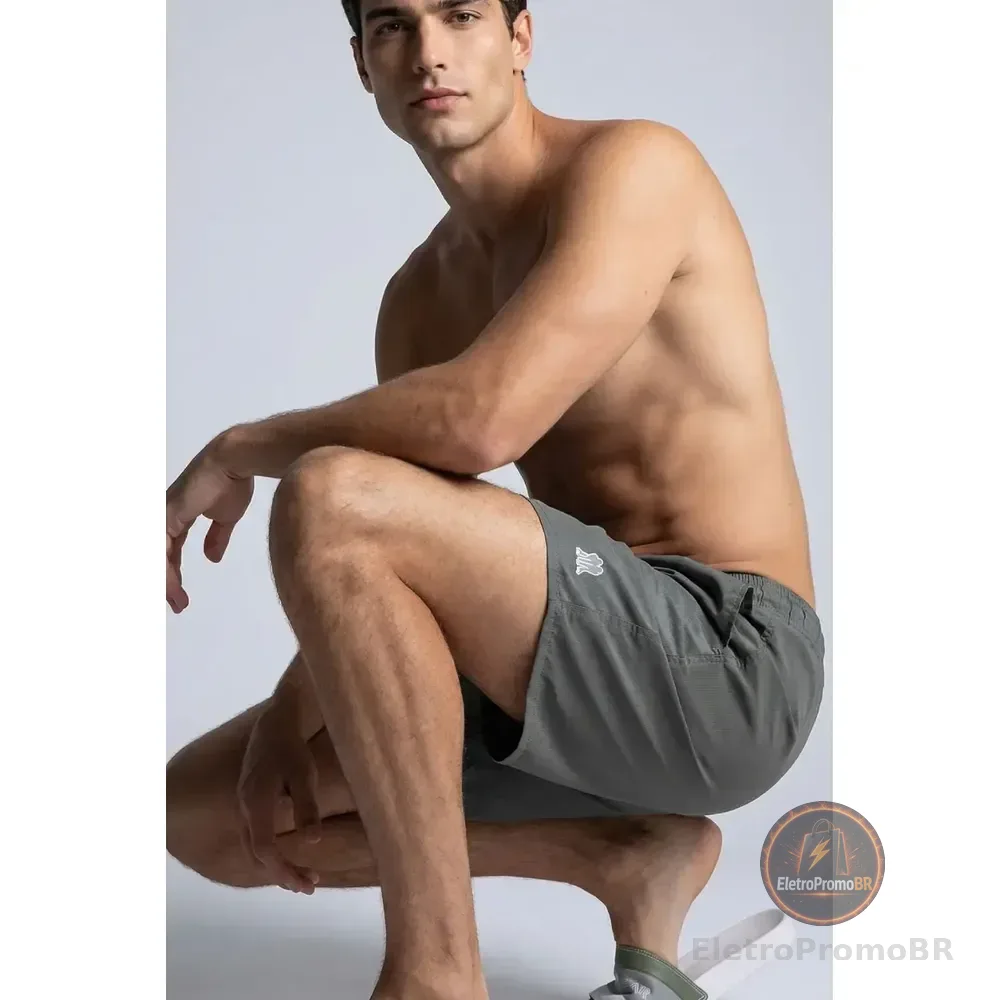 Short Vôlei Masculino Polo Wear Cinza M