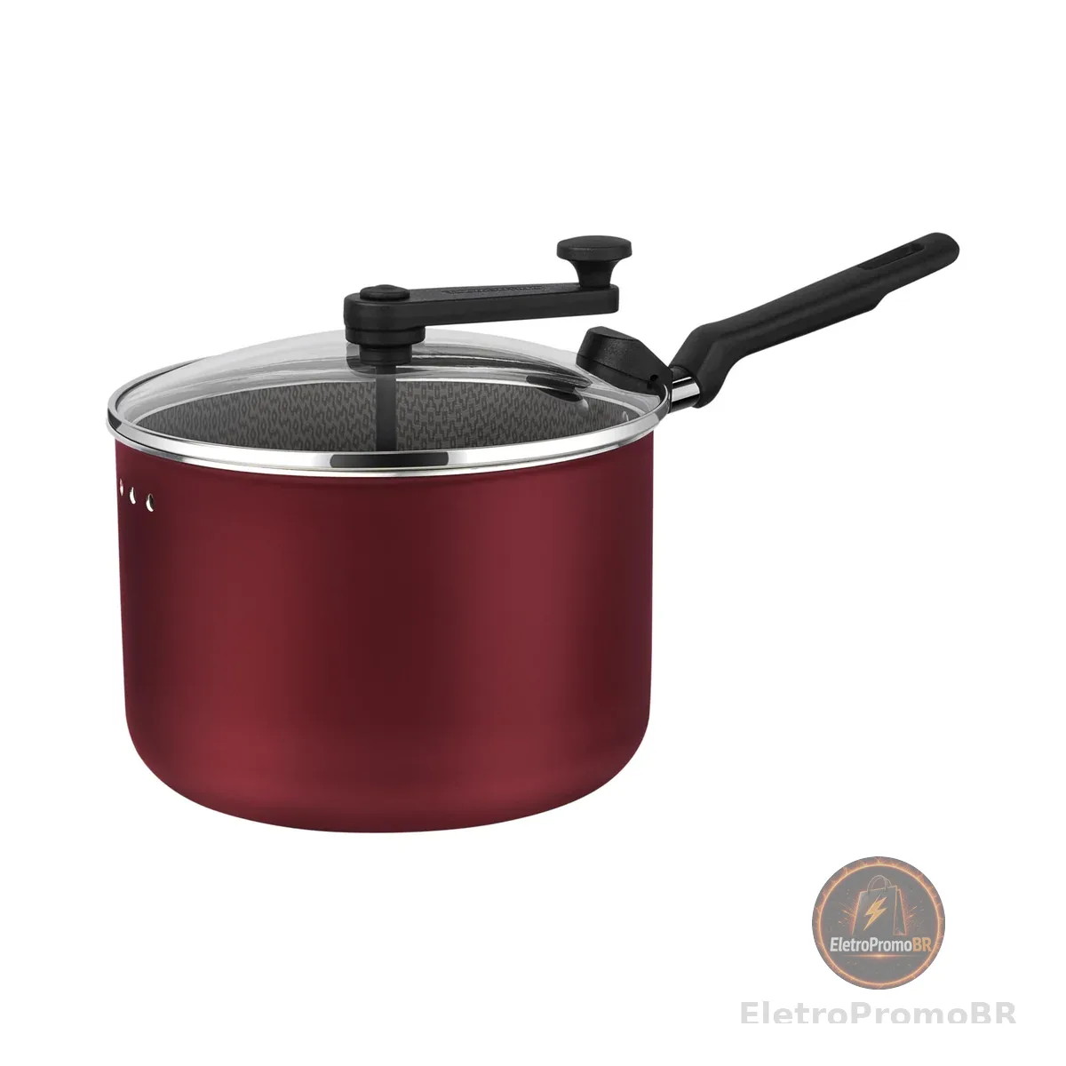 Tramontina PIPOQUEIRA 20CM 3,5L LORETO VERMELHO - ALUMINIO COM REVESTIMENTO ANTIADERENTE