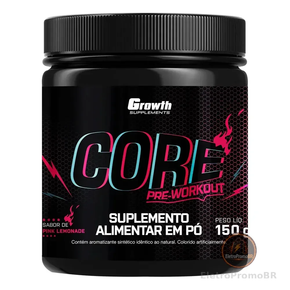 Pré Treino Core 150g Growth Supplements Pink Lemonade