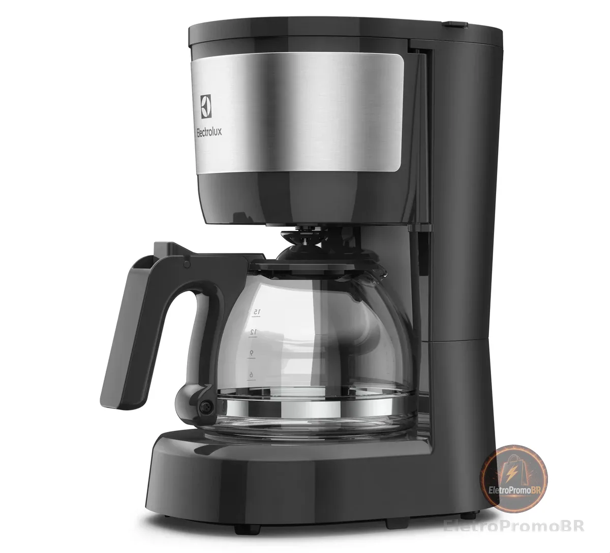 Electrolux Cafeteira Elétrica Inox filtro permanente removivel corta pingos capacidade 600ml 15 xicaras função manter aquecido sistema ECM10 127v