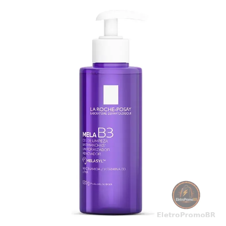 Gel De Limpeza Facial Antimanchas Uniformizador Com Melasyl, Niacinamida E Pha, Limpa Profundamente E Uniformiza O Tom Da Pele, Mela B3 La Roche-posay, 120g Todo Tipo De Pele Dia/noite