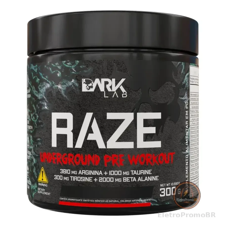 Pre Treino Raze Melancia 300g Dark Lab