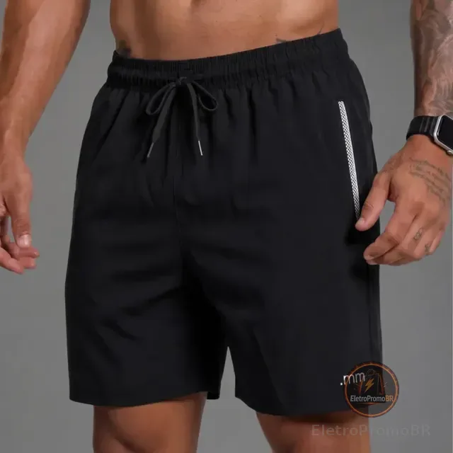 Bermuda Tactel Masculina Short Academia Praia Treino P Ao G3