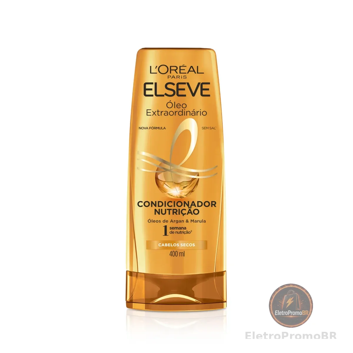 L'Oréal Paris Elseve Condicionador Óleo Extraordinário Nutrição, Brilho e Maciez Intensos, 400ml