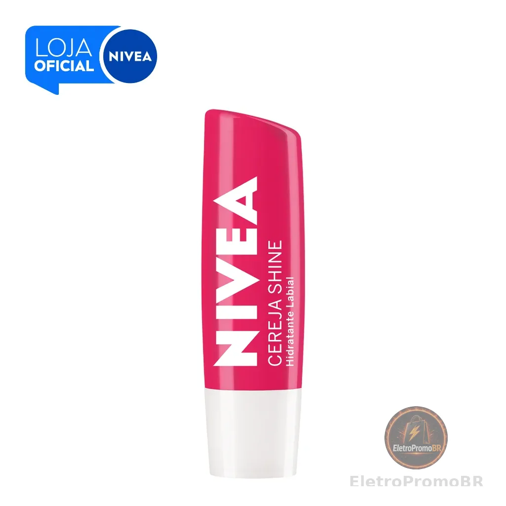 NIVEA Hidratante Labial Cereja Shine 4,8g