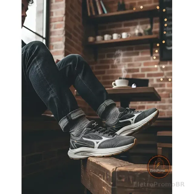 Tênis Mizuno Hawk 6 - Masculino - Cinza