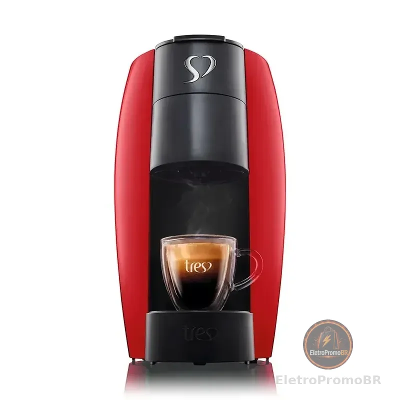 Cafeteira Espresso Lov Automática Vermelha 3 Corações Vermelho 127v