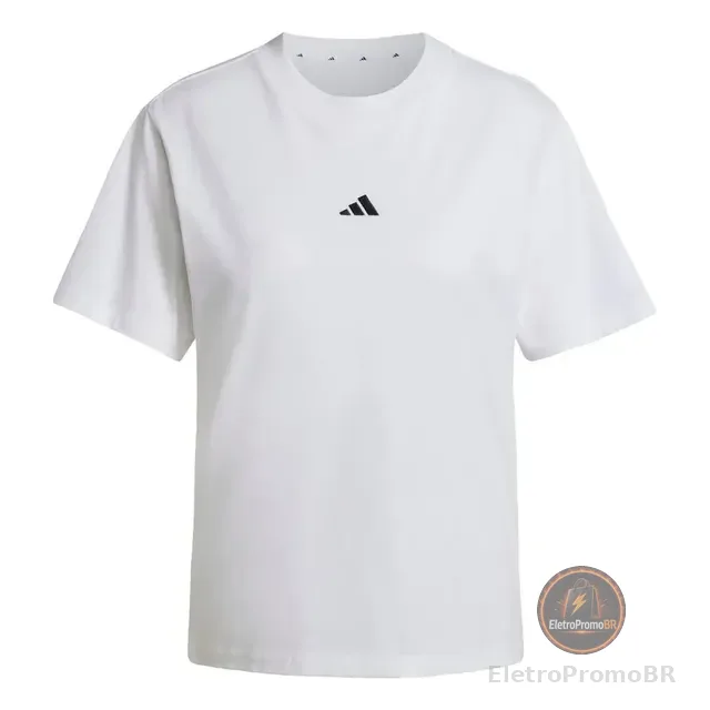 Camiseta Algodão Essentials Small Logo adidas