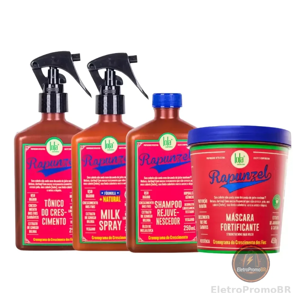Lola Rapunzel Kit Completo Cronograma De Crescimento