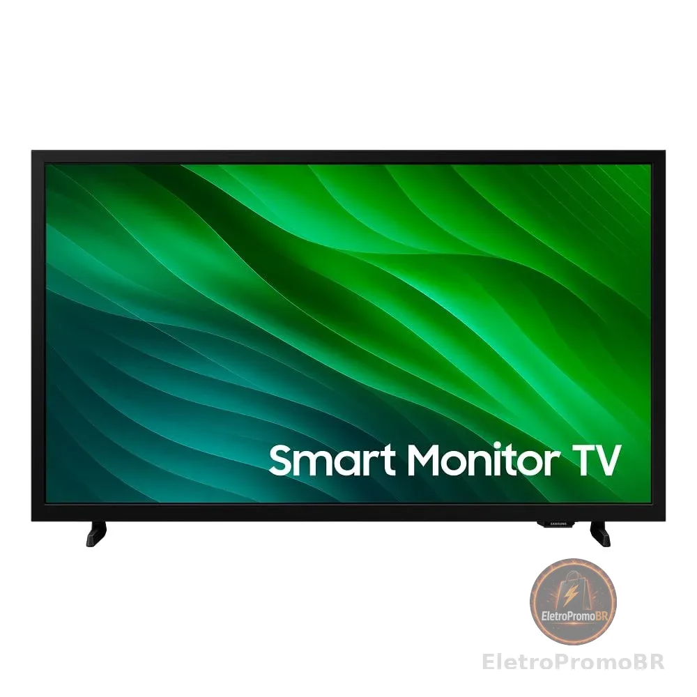 Smart TV Samsung 32" HD Tizen HDR Wi-Fi HDMI Bivolt Preta