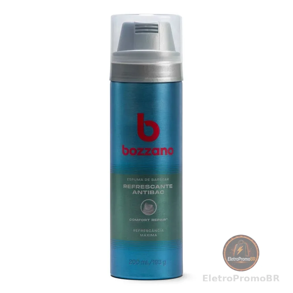 Bozzano Espuma De Barbear Pele Refrescante 1