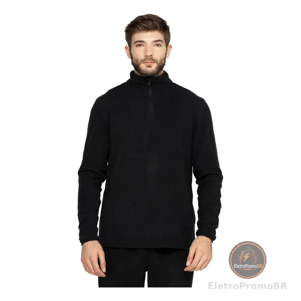Fleece Nord Masculino Preto M