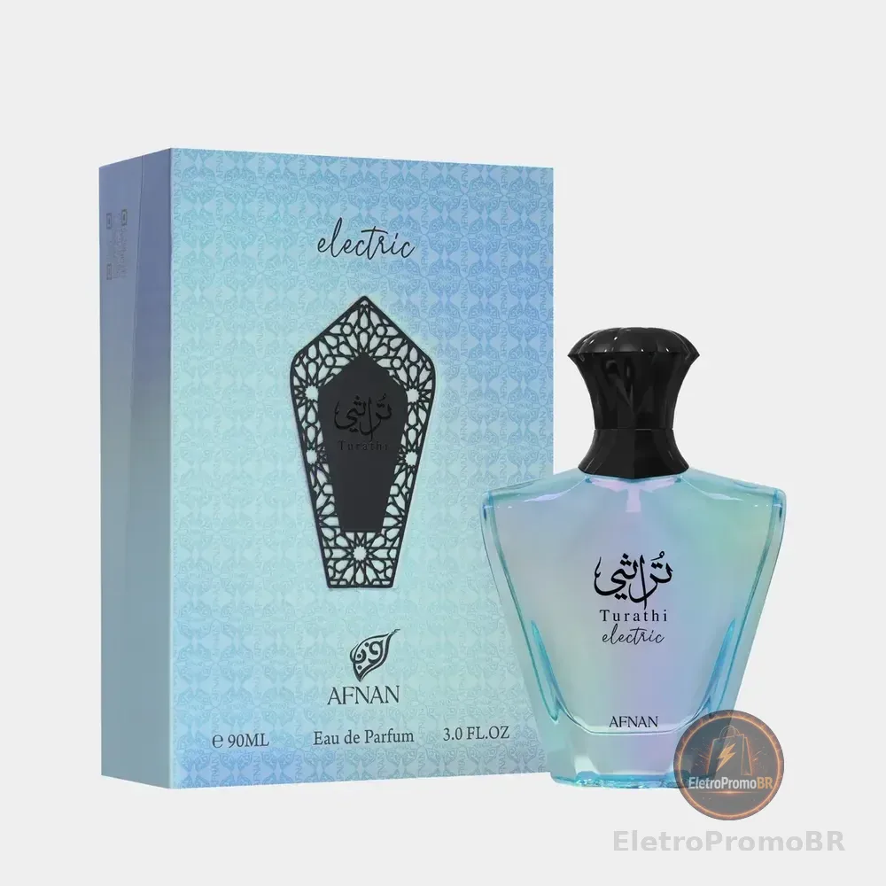 Afnan Água De Perfume Unissex Turathi Electric 90 Ml