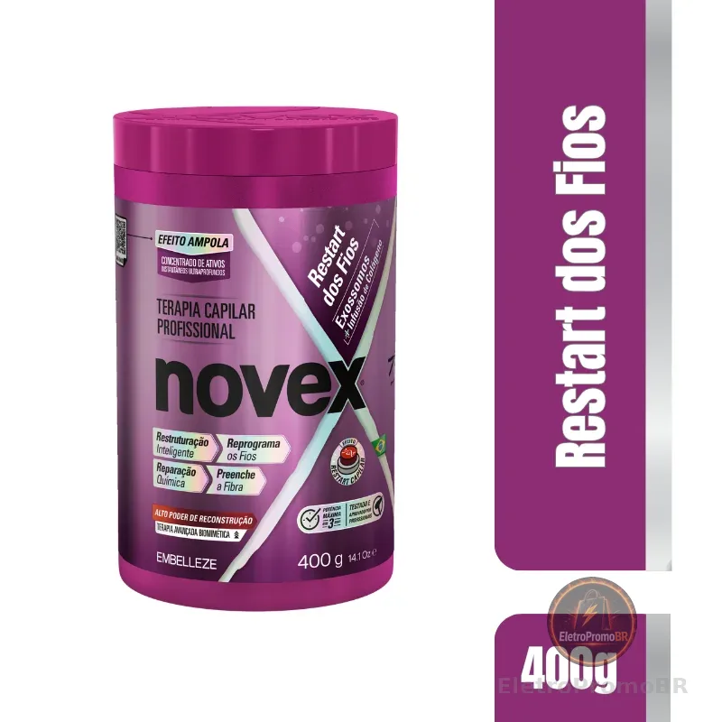 Creme de Tratamento Novex Exossomos com Infusão de Colágeno 400g
