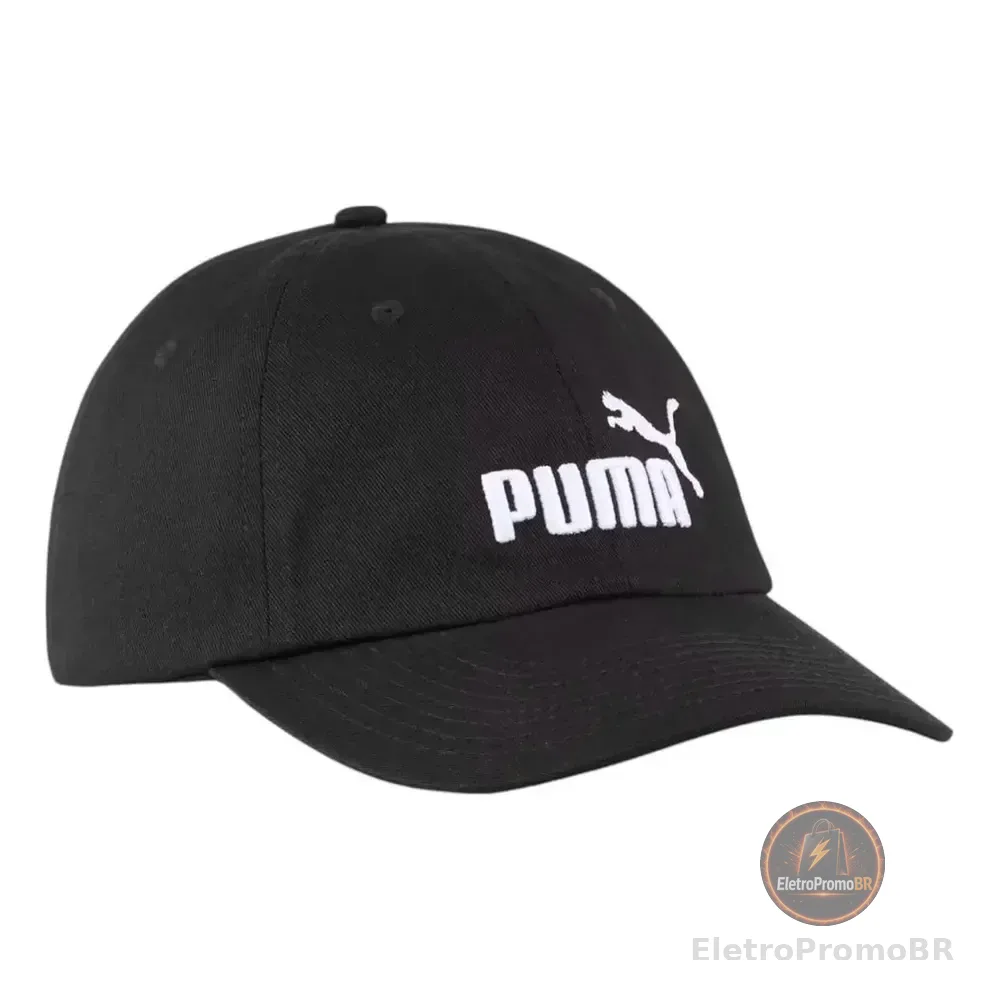 Boné Ess No.1 Logo Baseball Puma Preto Único Liso