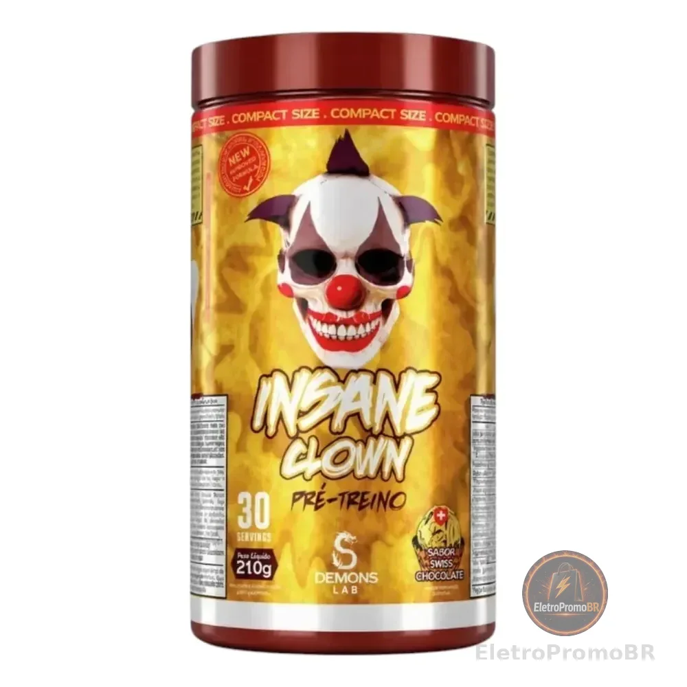 Pre Treino Insane Clown 210g Chocolate Demons Lab Chocolate