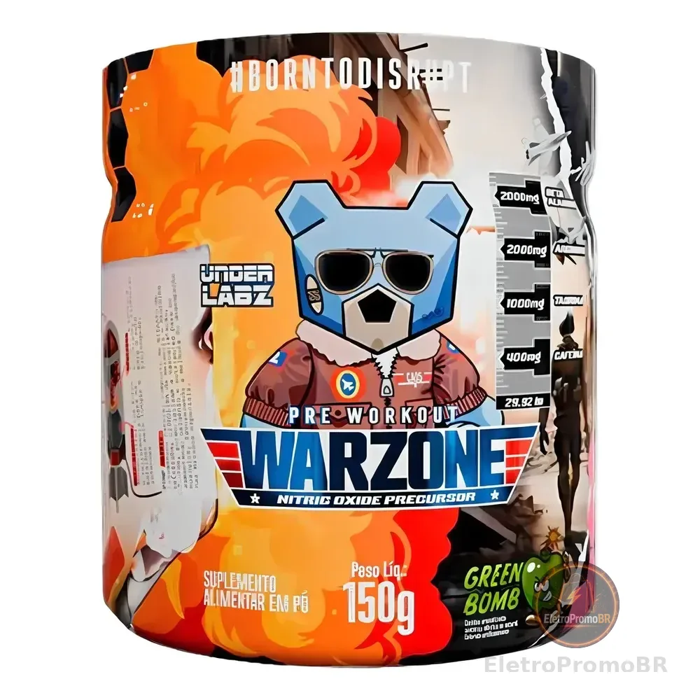 Warzone Pré-treino - 150g Green Bomb - Under Labz