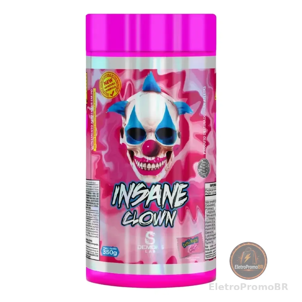 Suplemento Em Pó Insane Clown 350g Demons Lab Tutti Frutii Tutti Fruit
