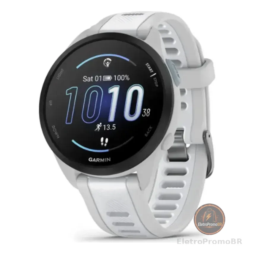 Garmin Forerunner 165 Basic Branco Nf E Garantia 12 Meses Branco 43 Mm