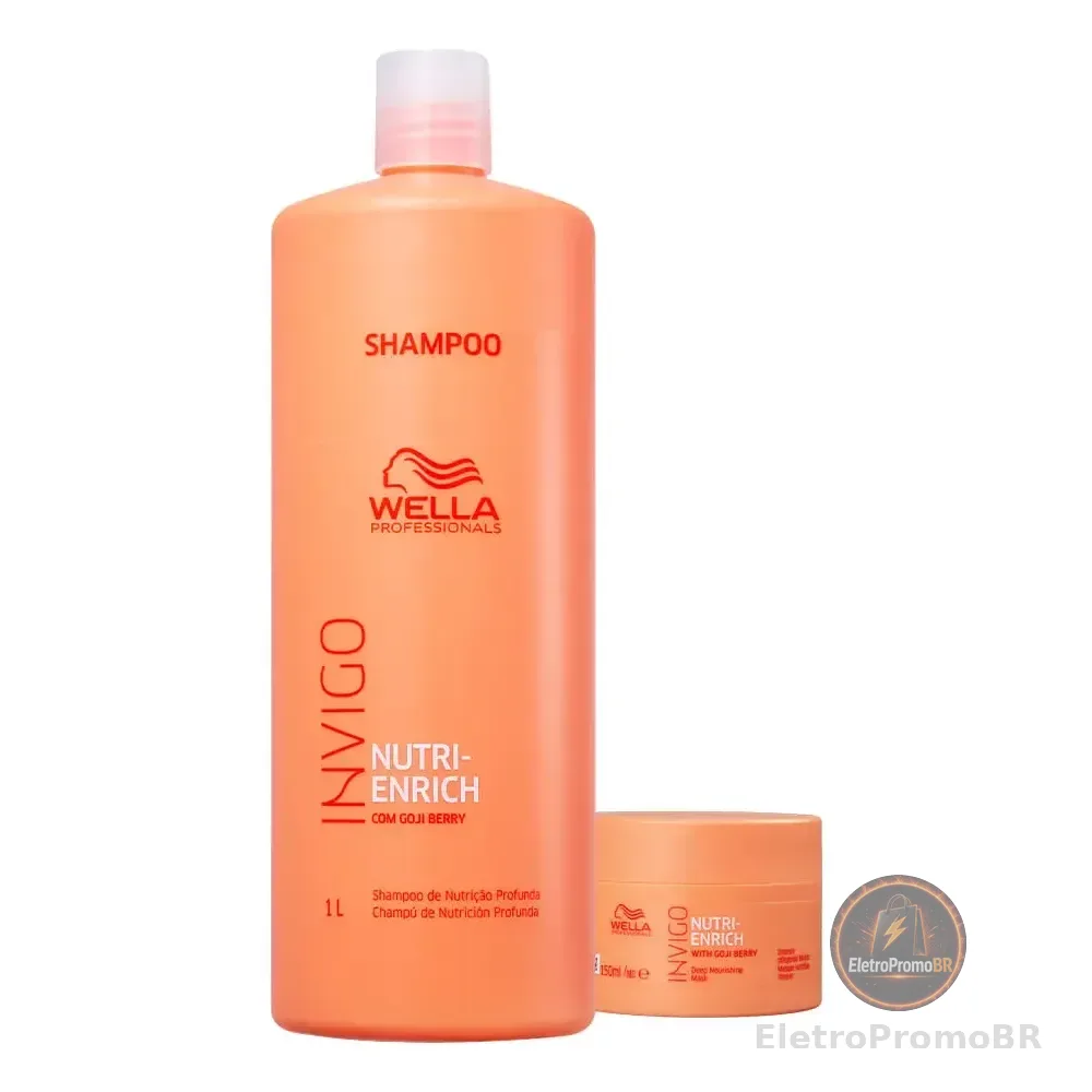 Kit Wella Professionals Invigo Nutri-enrich Shampoo Máscara
