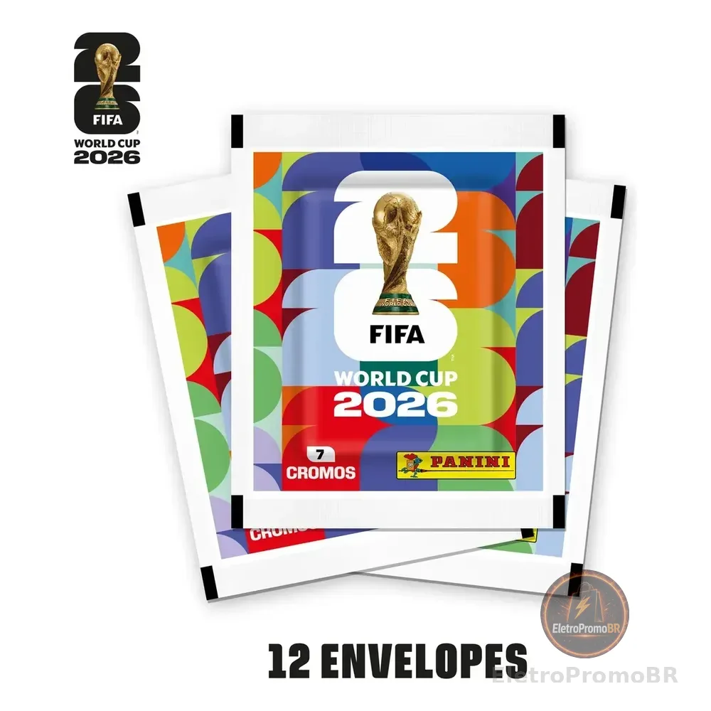 Kit 12 Envelopes Com 84 Figurinhas - Copa Do Mundo 2026
