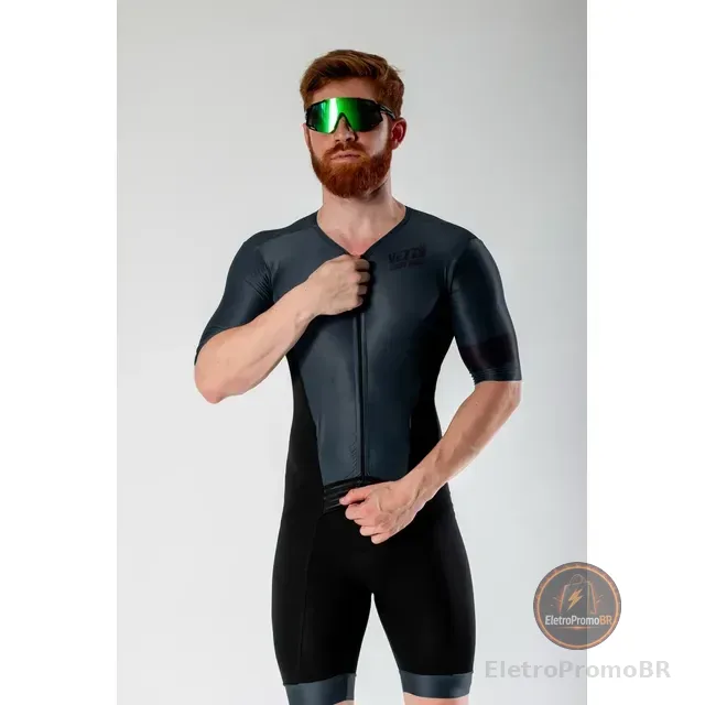 Macaquinho Triathlon Vezzo Bike Corrida Ciclismo Natação