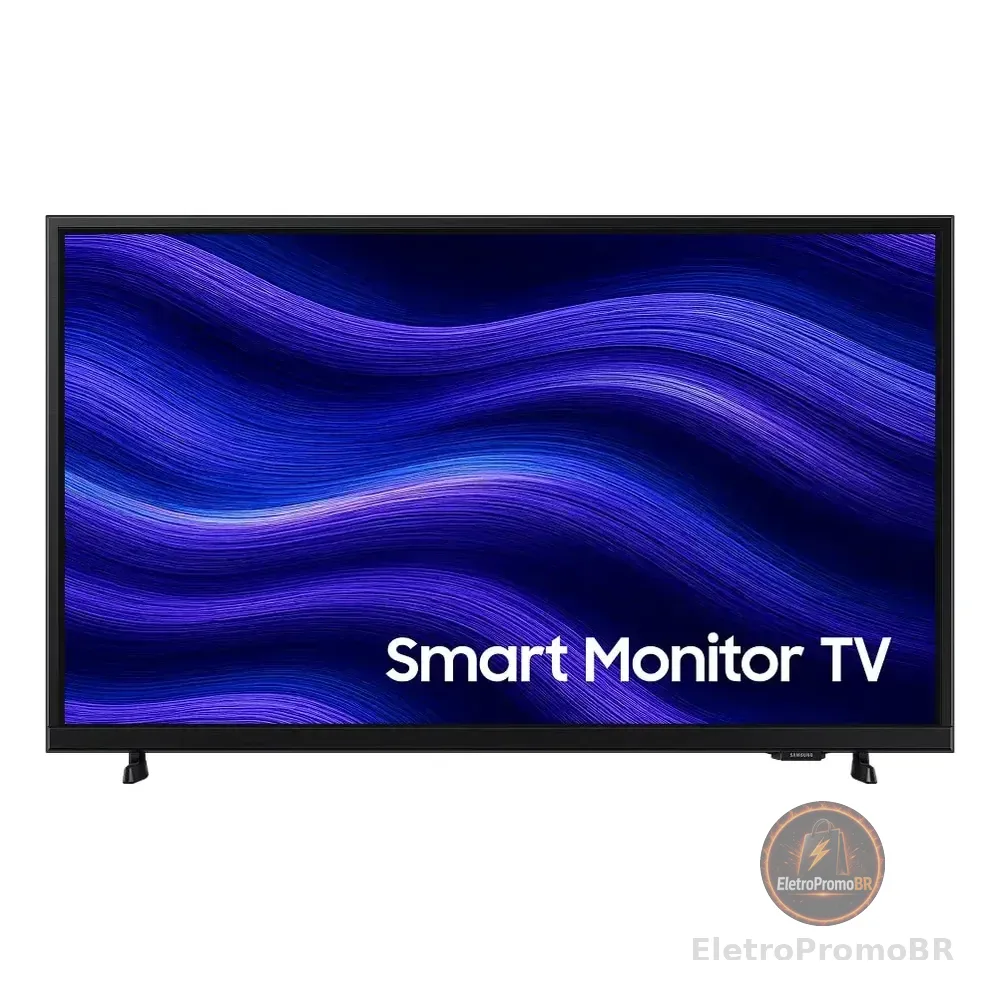 Samsung Smart Monitor Tv 43 , Hd, Plataforma Tizen Preto 127/220v