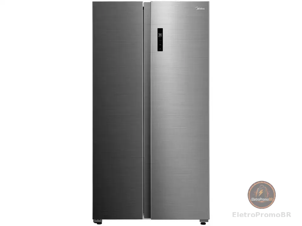 Geladeira/Refrigerador Midea Smart Frost Free Side by Side Inox 511L MDRS710FGD46 - 110V - AliExpress 6