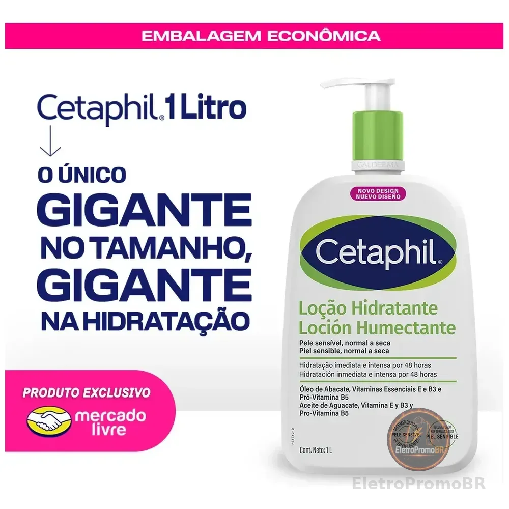 Loção Hidratante Cetaphil Para Pele Normal A Seca X 1 L