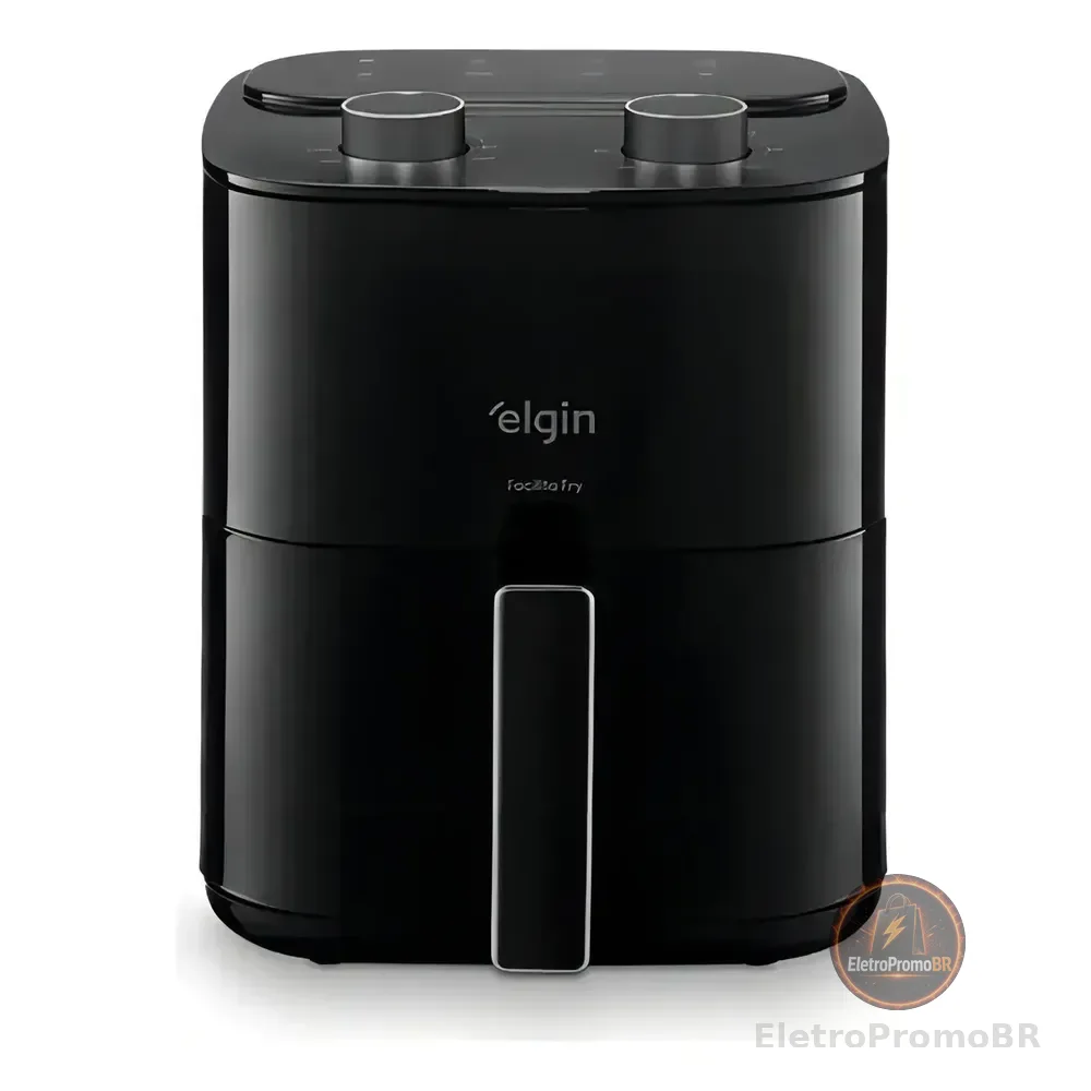 Fritadeira Air Fryer Facilita Fry 3,5litros Preta Elgin Preto 220v