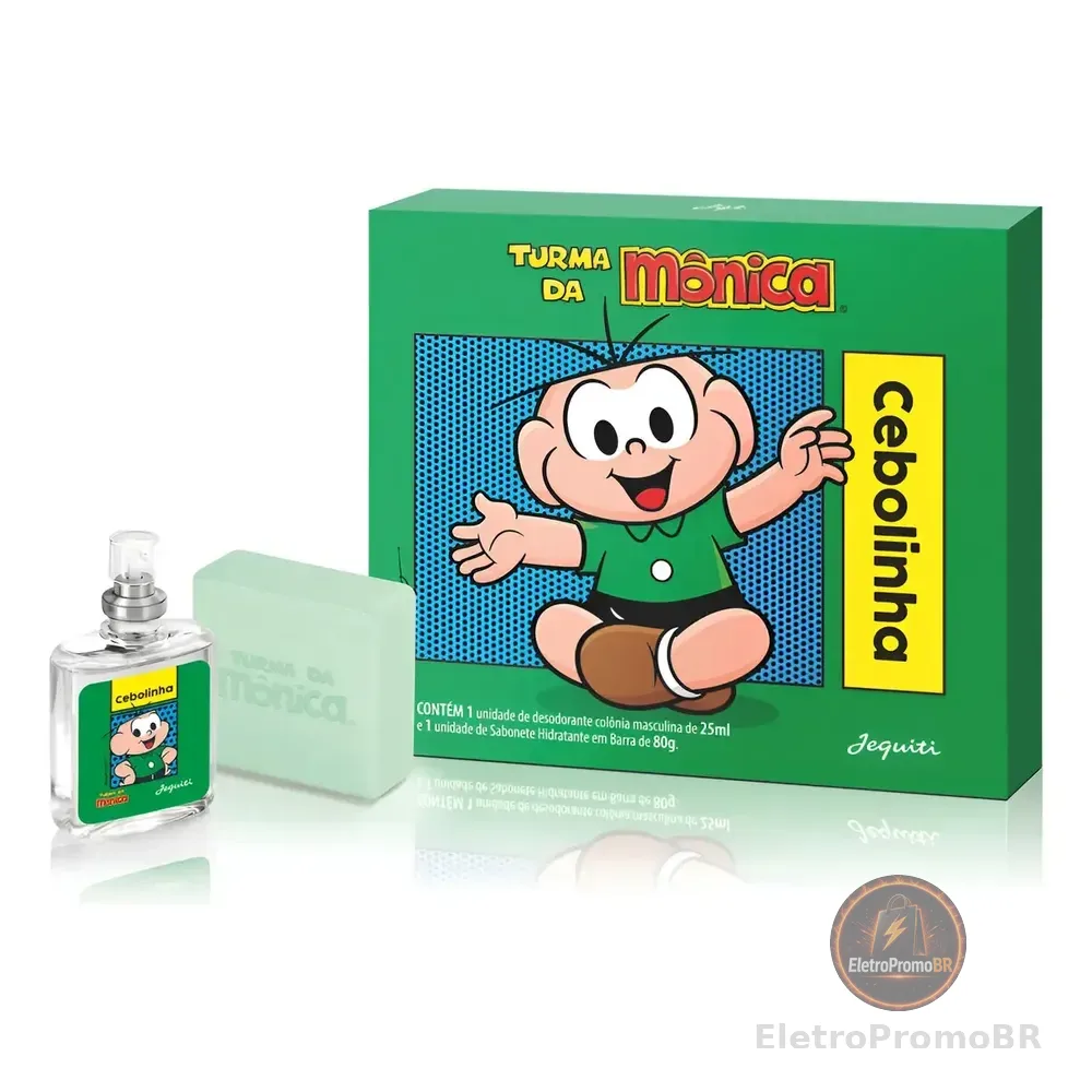 Presente Deo Colonia 25ml E Sabonete 80g Cebolinha - Jequiti