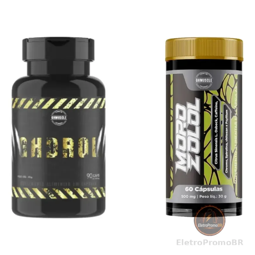 1 Gh Drol + 1 Morozolol - Laboratório Ghmuscle Sem Sabor