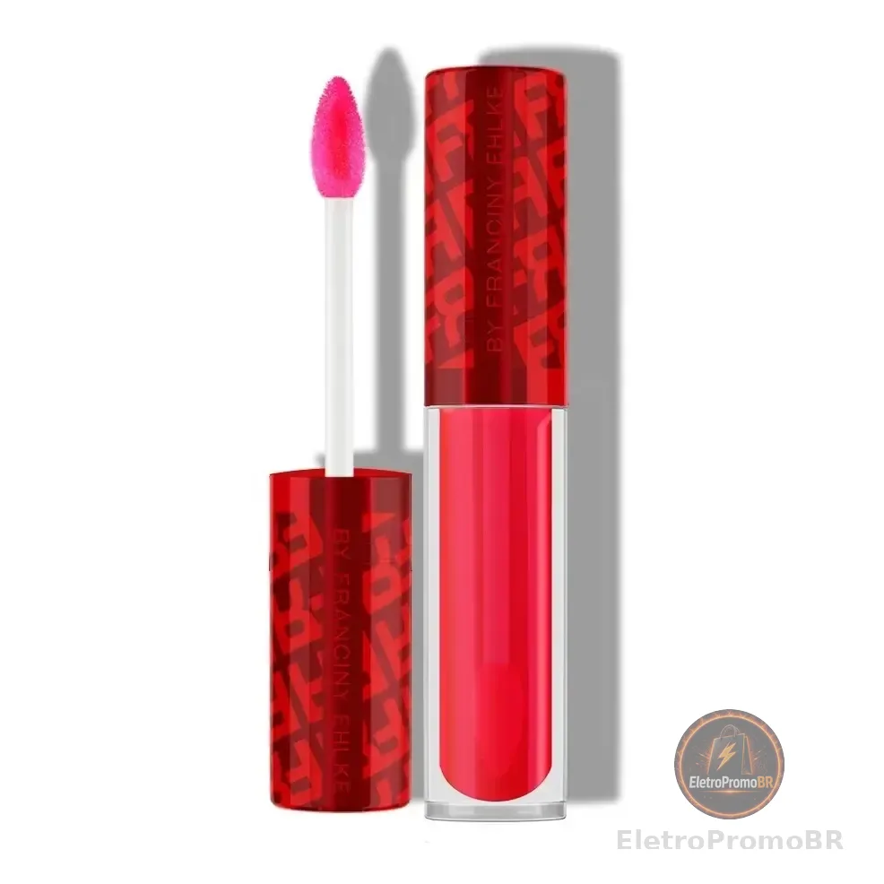 Gloss Aumento Volume Lábios Lipchilli 4,5ml Fran By Franciny Vermelho