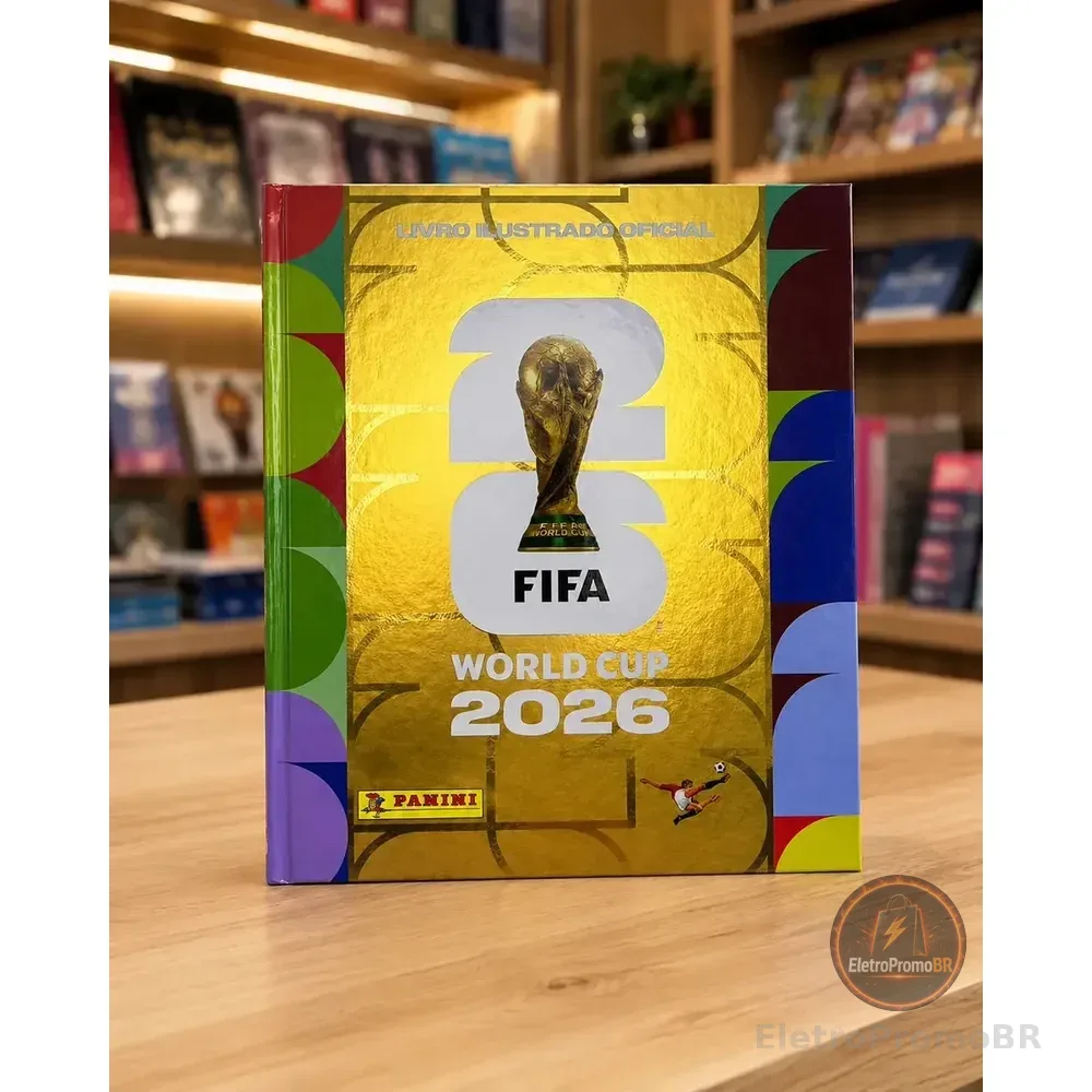 Copa Do Mundo 2026 - Álbum Capa Dura Ouro - Fifa World Cup 2026