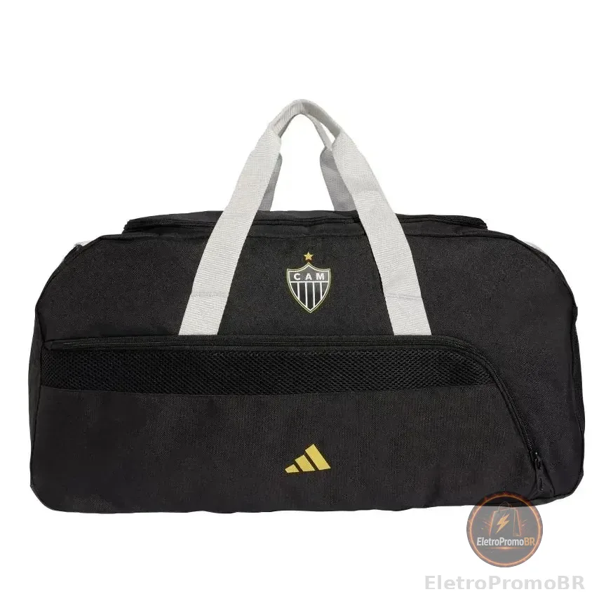 Mala Duffel Atlético Mineiro adidas Preto Lisa