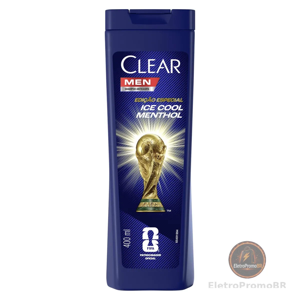 Clear Shampoo Men Anticaspa Ice Cool Menthol 400Ml