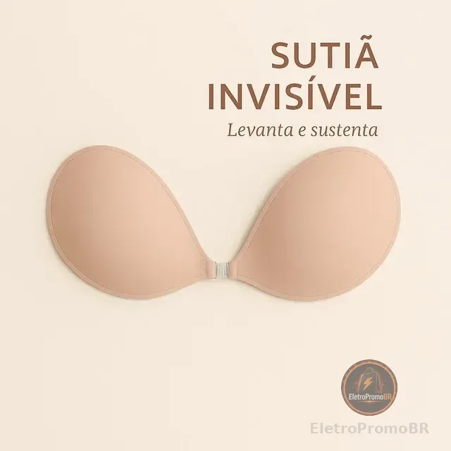 Sutiã Invisível Adesivo Silicone Colante