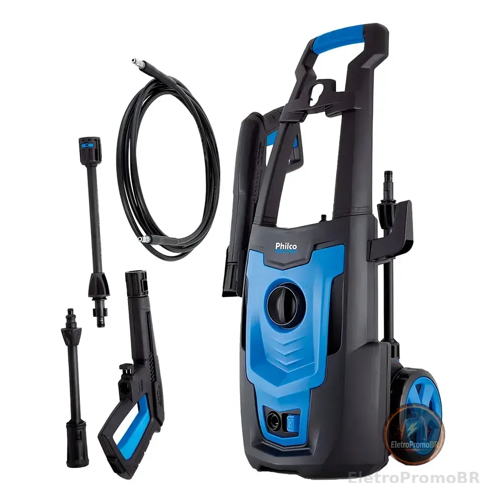 Lavadora De Alta Pressão Philco Pla3100 Azul, 1.8 Kw E 2100 Psi 127v 60 Hz