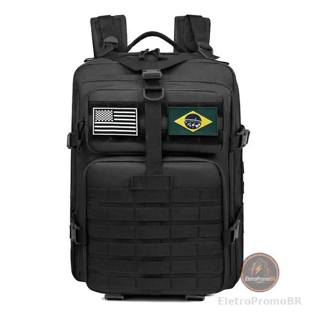 Mochila Tática Militar Impermeável E Resistente 50 Litros
