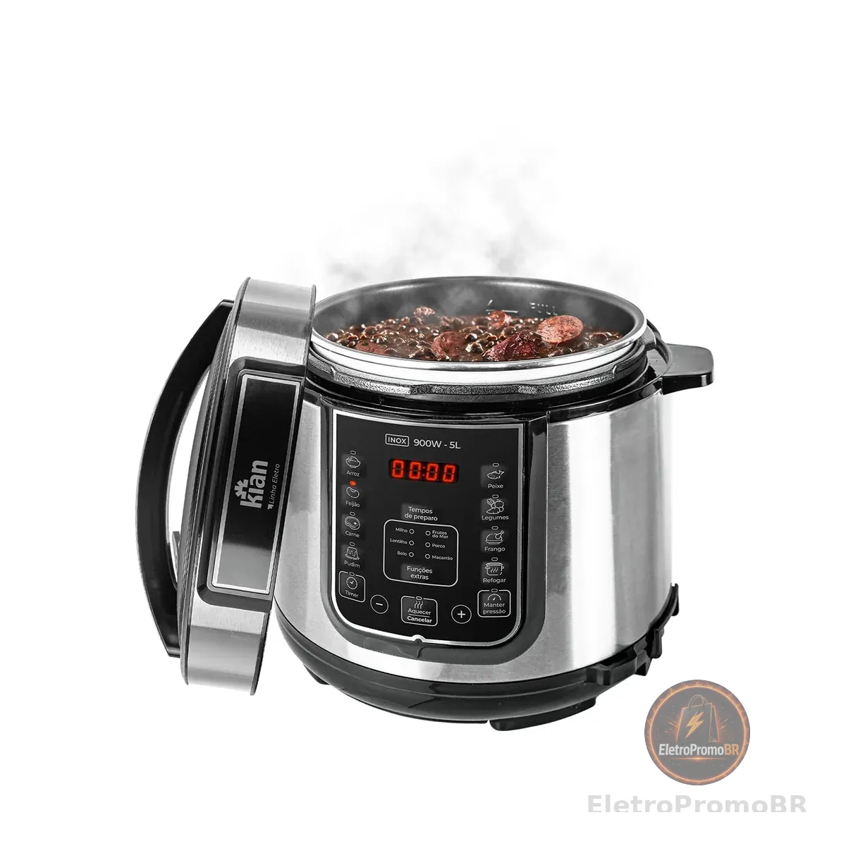 Kian - Panela de Pressão Elétrica 220V 5 litros Inox PPE-101