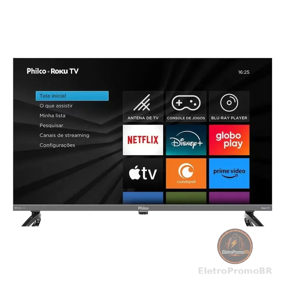 Smart Tv 43#8243; Fhd Philco P43kra Led Roku Tv Hdr10 Dolby Audio