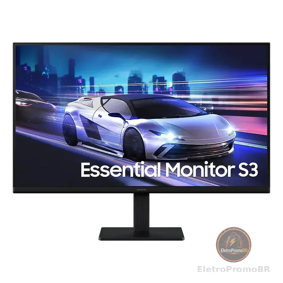 Monitor Gamer Samsung 27  Fhd,120 Hz, Hdmi, Preto, S3 127/220v