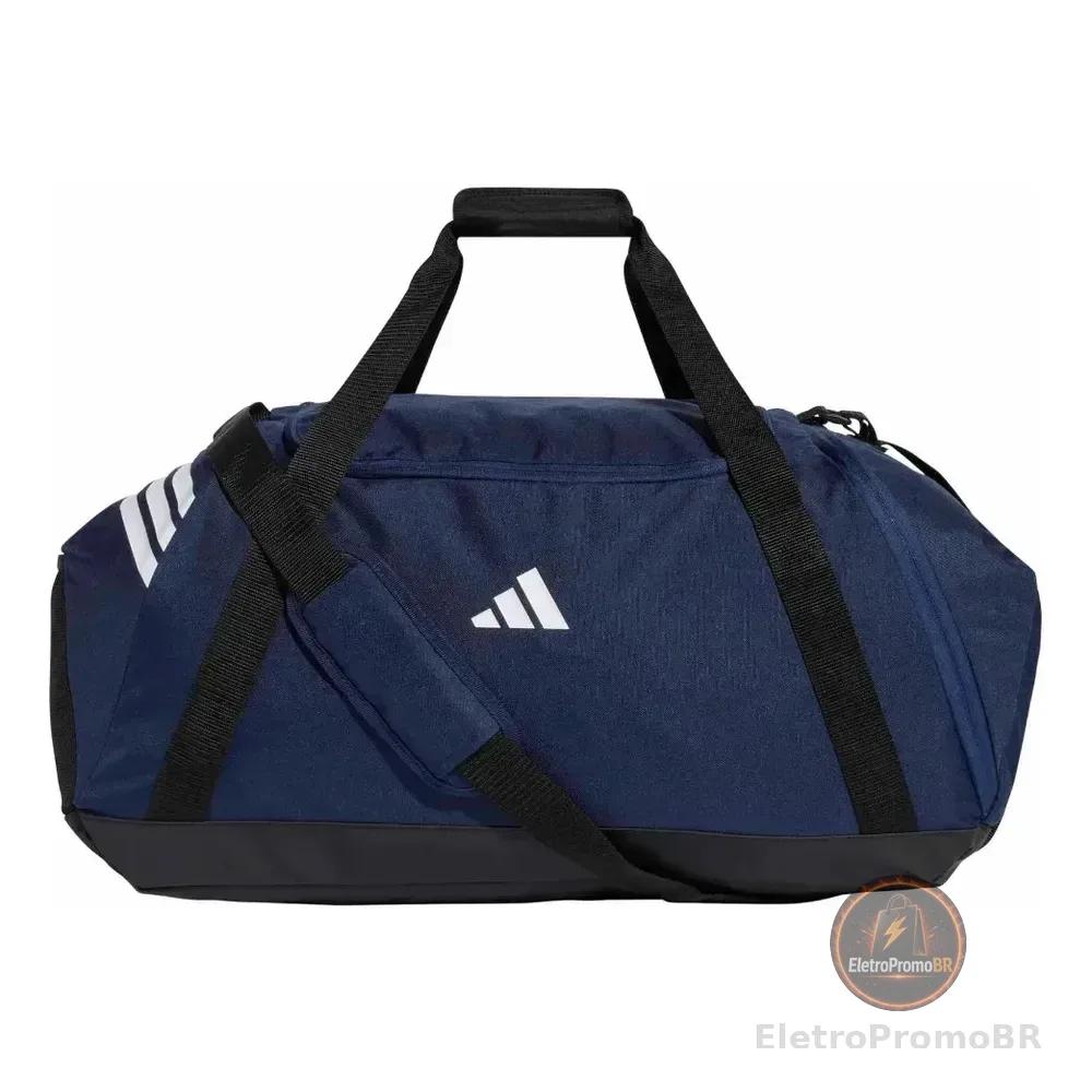 Mala Esportiva Duffel Grande Tiro adidas Azul Liso