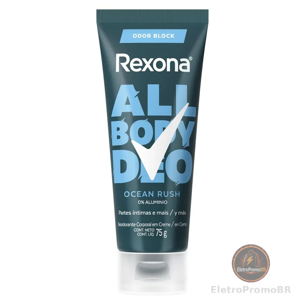 Rexona All Body Desodorante Creme Ocean Rush 75g