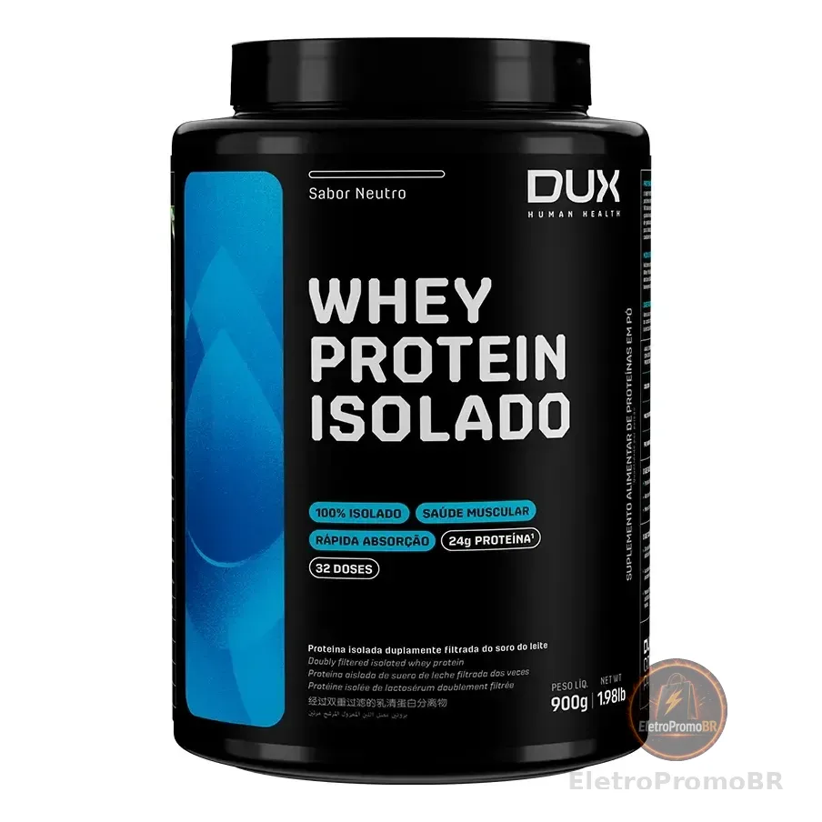 Whey Protein Isolado - Pote 900g Sabor Baunilha