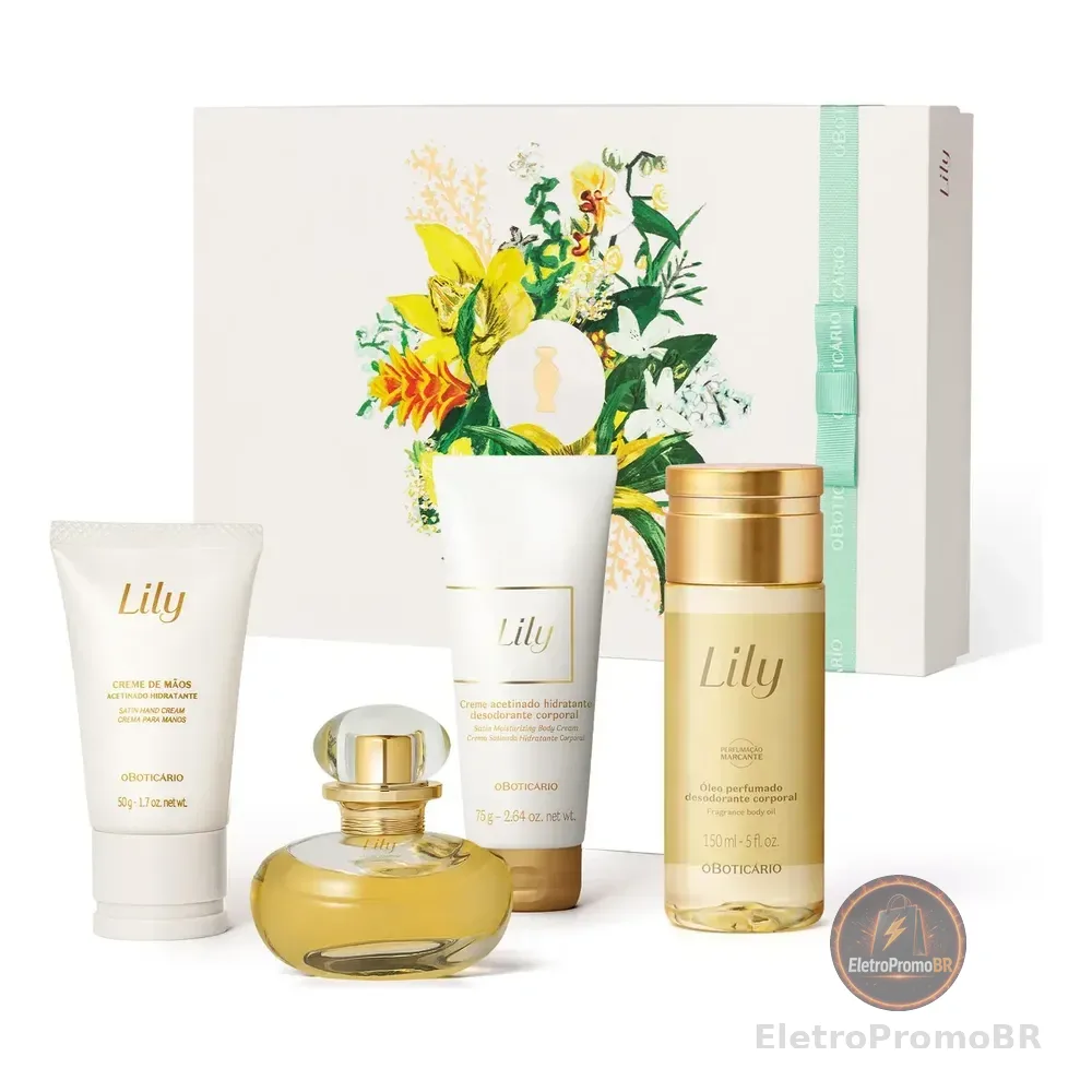 O Boticário Lily Kit Presente(4 Itens)