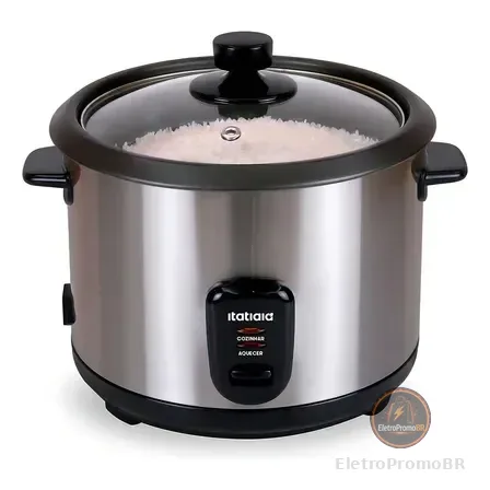 Panela De Arroz Elétrica 8 Xícaras Midi - Itatiaia Preto 127v