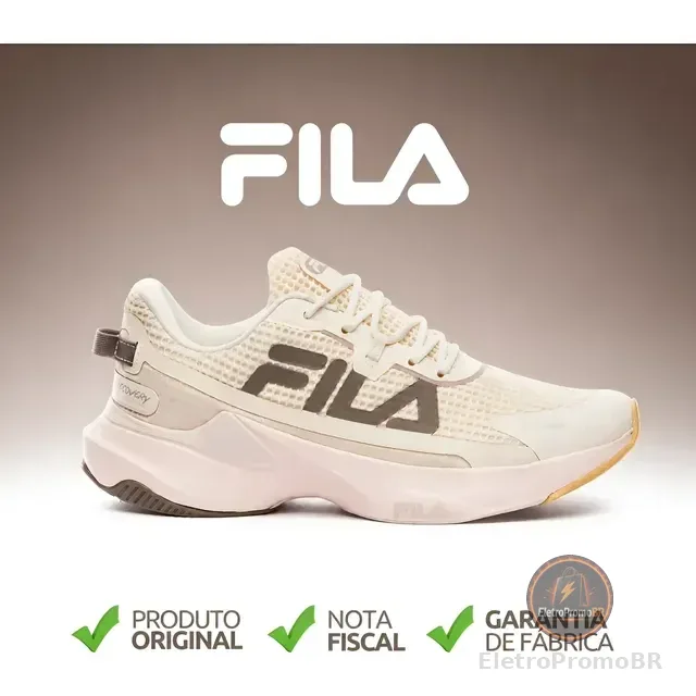 Tênis Feminino Fila Recovery Original Esportivo Corrida